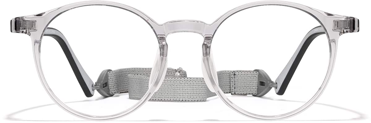 Front view of Round Glasses 2048512 in Gray