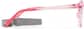 Side view of Round Glasses 2048519 in Pink thumbnail