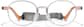 Front view of Round Glasses 2048612 in Gray thumbnail