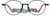 Front view of Round Glasses 2048616 in Blue thumbnail