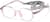 Angle view of Round Glasses 2048617 in Purple thumbnail