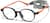 Angle view of Round Glasses 2048621 in Black thumbnail