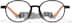 Round Glasses 2048621 in Black