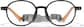 Front view of Round Glasses 2048621 in Black thumbnail