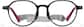 Front view of Round Glasses 2048721 in Black thumbnail