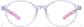 Front view of Zunnies - Round Sports Glasses 2049017 in Lavender thumbnail