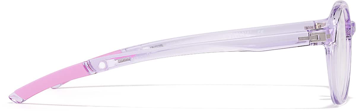 Side view of Zunnies - Round Sports Glasses 2049017 in Lavender