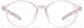 Front view of Zunnies - Round Sports Glasses 2049019 in Champagne Pink thumbnail