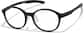 Angle view of Zunnies - Round Sports Glasses 2049021 in Black thumbnail