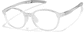 Angle view of Zunnies - Round Sports Glasses 2049023 in Clear thumbnail