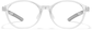 Front view of Zunnies - Round Sports Glasses 2049023 in Clear thumbnail