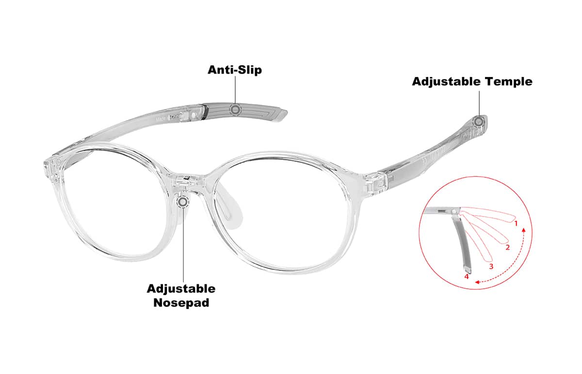 Image of Zunnies - Round Sports Glasses