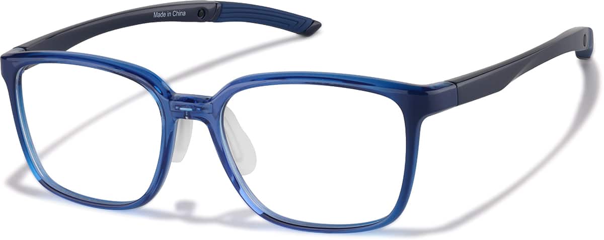 WANI JR SPEED 78㎝ Blue Zunnies - Rectangle Sports Glasses #2049116 | Zenni Optical