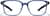 Front view of Zunnies - Rectangle Sports Glasses 2049116 in Blue thumbnail