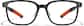 Front view of Zunnies - Rectangle Sports Glasses 2049121 in Black thumbnail