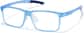 Angle view of Zunnies - Rectangle Sports Glasses 2049216 in Sky Blue thumbnail