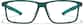 Front view of Zunnies - Rectangle Sports Glasses 2049224 in Emerald Green thumbnail