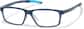 Angle view of Zunnies - lentes deportivos rectangulares 2049316 in Azul thumbnail