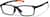 Angle view of Zunnies - Rectangle Sports Glasses 2049321 in Black thumbnail