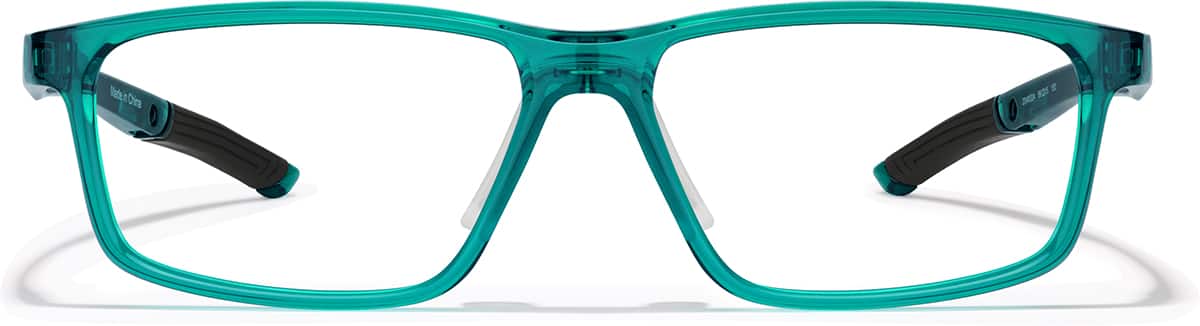 Teal Green Zunnies - Rectangle Sports Glasses #2049324 | Zenni Optical