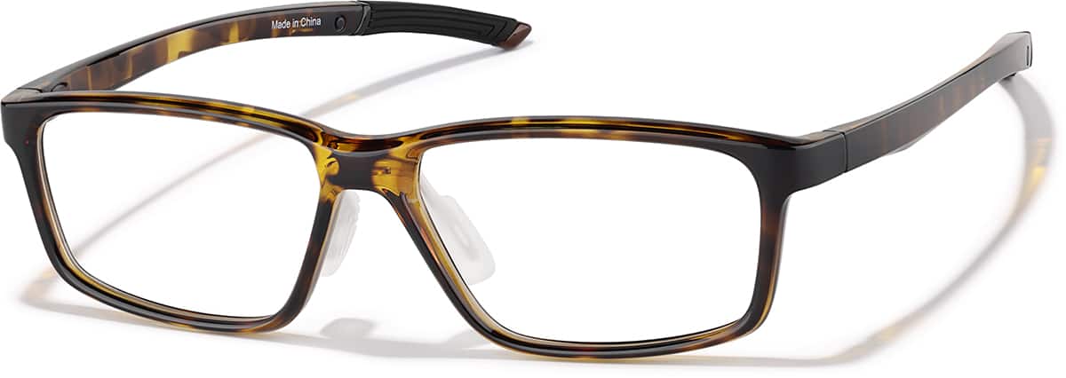 【ズッキーニ】 Black Zunnies - Rectangle Sports Glasses #2049321 | Zenni Optical