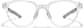 Front view of Zunnies - Cat-eye Sports Glasses 2049523 in Clear thumbnail
