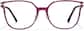Front view of Pisces Zodiac Geometric Glasses  2049717 in Purple  thumbnail
