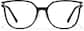 Front view of Pisces Zodiac Geometric Glasses  2049721 in Black  thumbnail