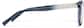 Side view of Aquarius Zodiac Square Glasses 2049816 in Translucent Blue thumbnail