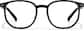 Front view of Aquarius Zodiac Square Glasses 2049821 in Black  thumbnail
