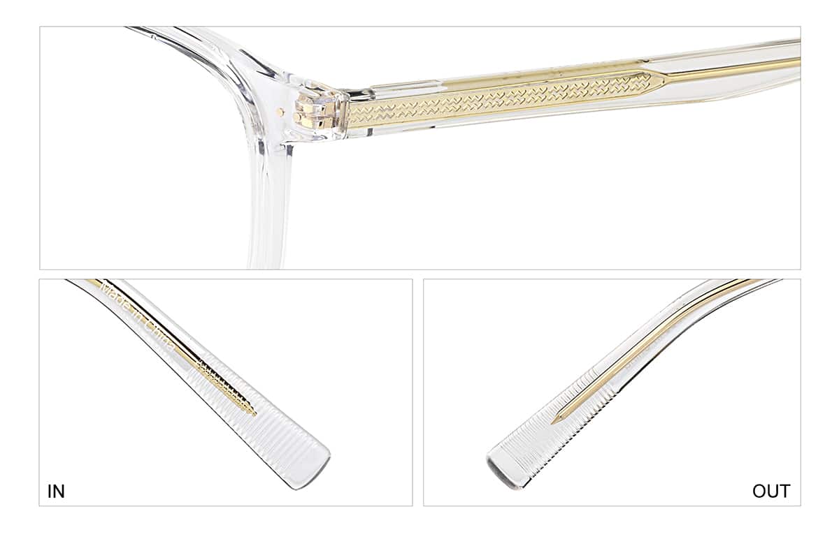 Image of Aquarius Zodiac Square Glasses