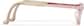 Side view of Lightweight Rectangle Glasses  2050019 in Translucent Pink + Dark Pink Tem thumbnail