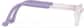 Side view of Lightweight Oval Adjustable Glasses 2050219 in Translucent Pink/Purple Temple thumbnail