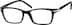 Rectangle Glasses 205221 in Black