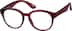 Round Glasses 206018 in Red