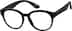 Round Glasses 206021 in Black