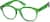 Angle view of Round Glasses 206024 in Green thumbnail