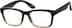 Square Glasses 206121 in Black