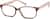 Angle view of Rectangle Glasses 206225 in Tortoiseshell thumbnail