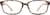 Front view of Rectangle Glasses 206225 in Tortoiseshell thumbnail