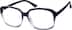 Square Glasses 206716 in Blue