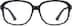 Square Glasses 206721 in Black