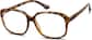 Angle view of Square Glasses 206725 in Tortoiseshell thumbnail