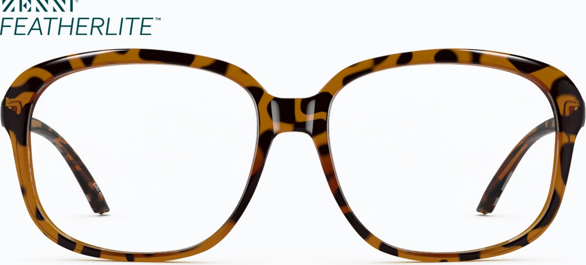 Front view of Square Glasses 206725 in Tortoiseshell thumbnail