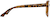 Side view of Square Glasses 206725 in Tortoiseshell thumbnail