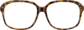 Front view of Square Glasses 206725 in Tortoiseshell thumbnail