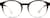 Front view of Round Glasses 206815 in Brown thumbnail