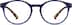 Round Glasses 206816 in Navy