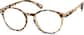 Angle view of Round Glasses 206825 in Tortoiseshell thumbnail