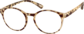 Angle view of Round Glasses 206825 in Tortoiseshell thumbnail